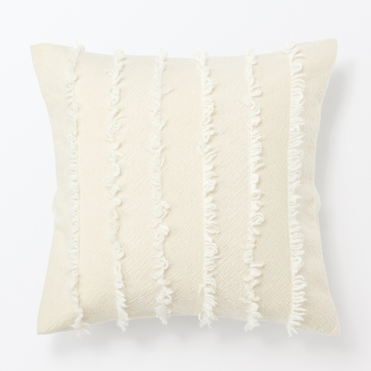 生産工程で出るウールを再利用した、クッションカバー｜ 無印良品